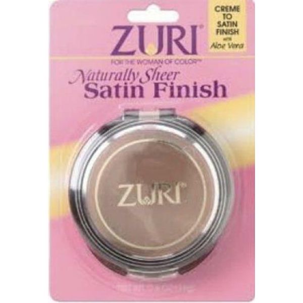 Zuri Naturally Sheer Satin Finish Pressed Powder - Dusk