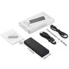 10Gbps M.2 NVME SATA Mobile External SSD Adapter Case USB 3.2 Gen2 Hub,Black