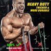 Resistance Bands, 350lbs Heavy Exercise Bands with Handles, Workout Bands Set...