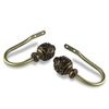 A&F Rod Decor - Deena Finial Holdback Pair - Antique Gold