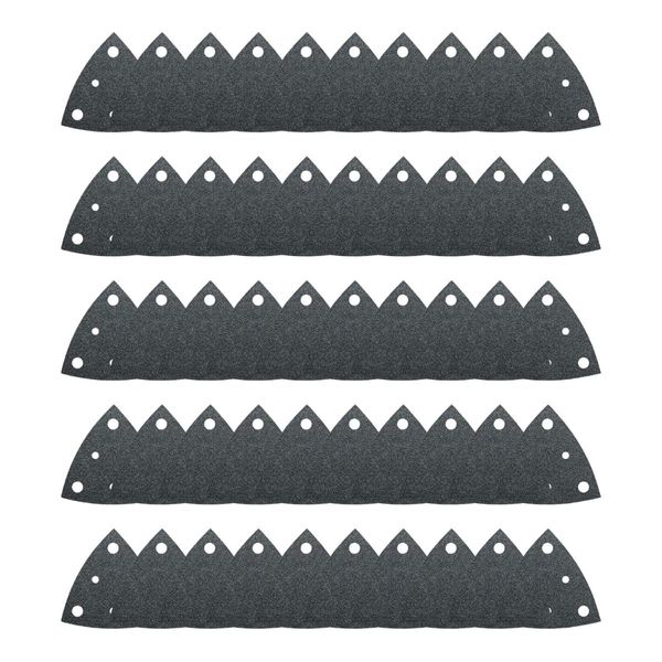 FEIN 63717116016 240 Grit Triangular Perforated Sanding Sheet, Multi-Colour