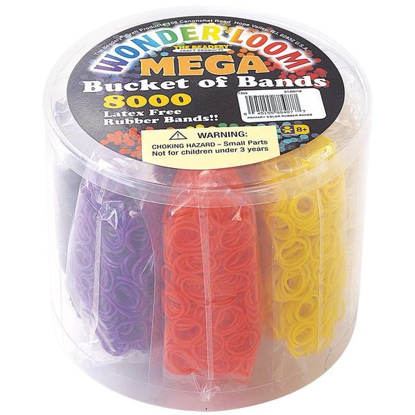 The Beadery PRIMARY COLORS WONDER LOOM, 8 Piece