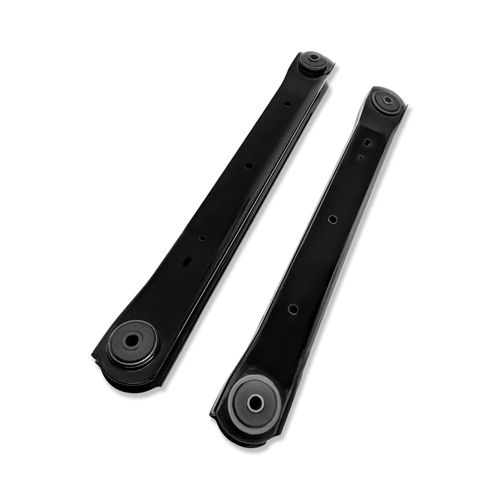 IMOOA For Oldsmobile Cutlass Chevrolet El Camino Pontiac GTO Buick Skylark 1964-1972 Lower Rear Trailing Arms Set Black