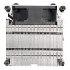 SilverStone Technology XE02-2066S 2U SFF Server/Workstation CPU Cooler for Intel LGA 2011/2066 Square & Narrow Socket Black/Silver