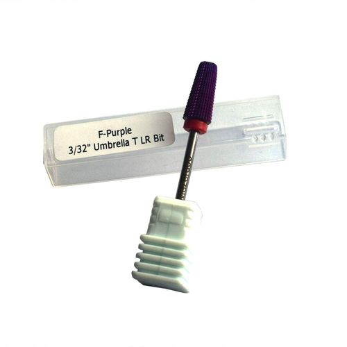 5 in 1 Purple Nail Drill Bit Nail Off Gel Nail Off Nail Bit Carbide Drill Bit High Speed Nail Tool for Cutting and Polishing