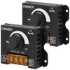 2Pack LED Dimmer Switch DC 12-24V 30A PWM Stepless Brightness Dimming Controller