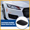 Partuto Front Bumper Headlight Washer Cap for Volvo S80-2 Pcs Black Replacement