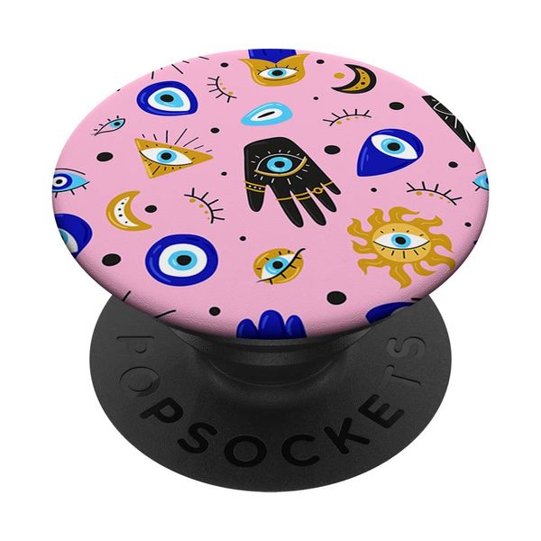 Pattern Evil Eye Charm For Protection Pattern Evil Eye 2024 PopSockets Adhesive PopGrip