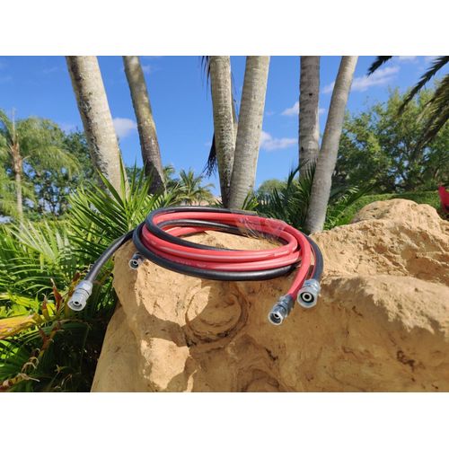 Set of 7' Fluid & Air Paint Spray Hose Assemblies, Conventional & HVLP