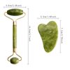 BAQI Facial Massage Face Roller, Jade Roller, Natural Stone, Beauty Care Tool, Reduces Small Face, Fat Cellulite, Promotes Blood Circulation, Portable