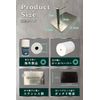 BLOOOOM Kitchen Paper Holder Magnet Strong Refrigerator Hook with One Hand Cut (Black)