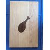 Maple Cutting board with Walnut inlay 