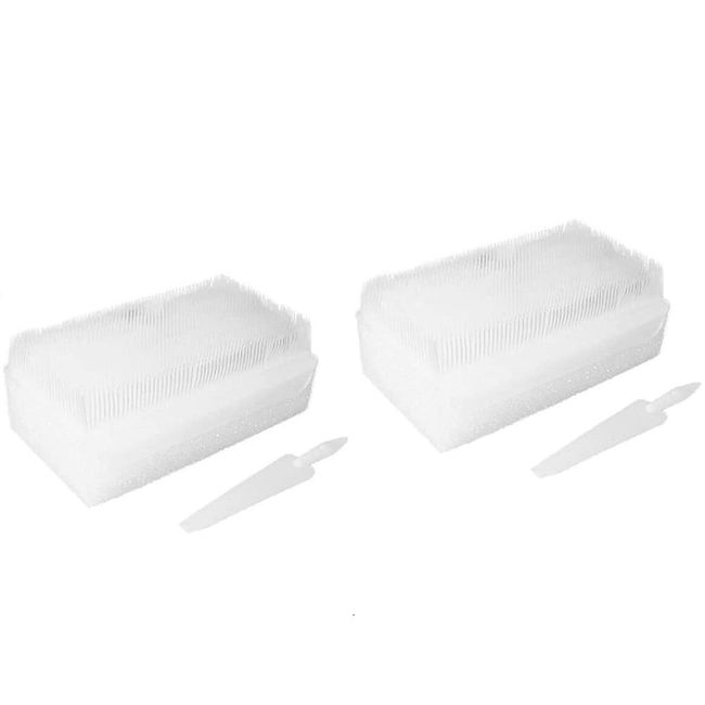 FveBzem 2pcs Disposable Surgical Scrub Brush Sterile Sponge Brushes with Nail Clippers Blister Packing Surgical Brushes Hands Cleaning Scrubber Double-Sided Cleaning Scrub Brush