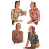 1940s Sewing Pattern – Women’s Blouses - Various Styles - Bust 42” (106.7cm)