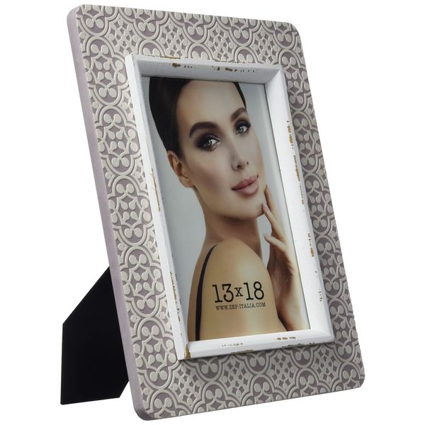 Zep BM7657 Aude Wooden Frame Grey And White