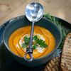 Unpolished Knot Soup Spoon