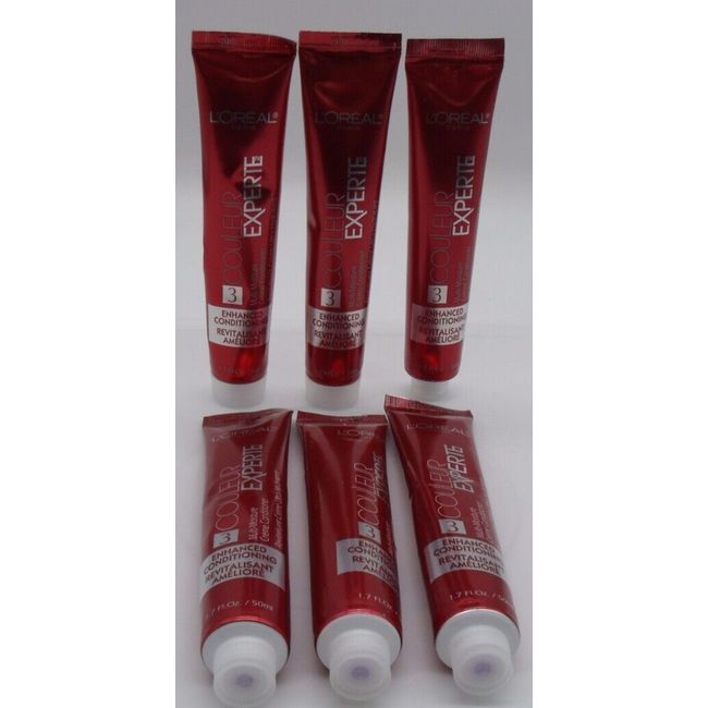 Lot of 6 LOREAL Couleur Experte Multi Moisture Creme Conditioner 1.7oz Each NEW