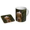 David Hay I'm A Celebrity Ceramic Coffee MUG + Coaster Gift Set