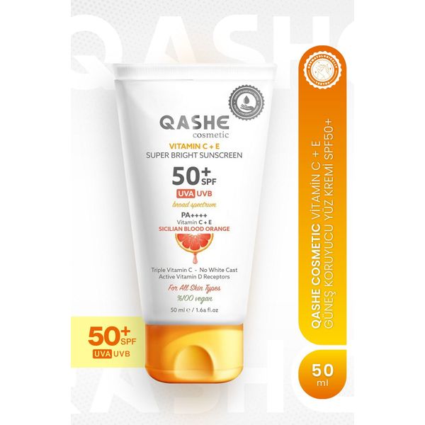 Vitamin C + E Güneş Koruyucu Krem SPF50+