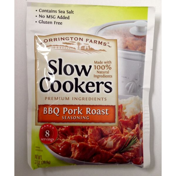 Orrington Farms BBQ Pork Roast Seasoning for Slow Cookers -4/ 2.5oz Packets