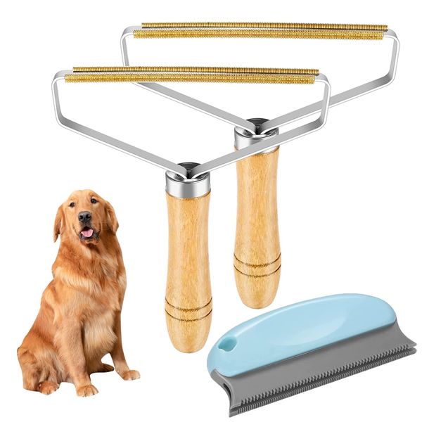 Fusselroller, Fusselentferner, Fuzz 3 Stück klebriges Zeug, Tierhaare Fusselmax Fusselbürste Katzenhaarentferner Hundehaare entfernen Fabric Shaver für Teppich Kleidung Tierhaar