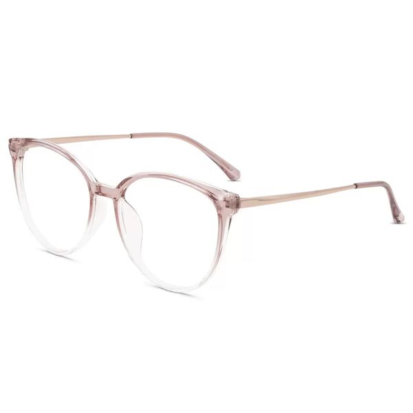 Firmoo Blaulichtfilter Brille Damen Anti Blaulicht Computerbrille Schutzbrille ohne Sehstärke(Rosa Klar)