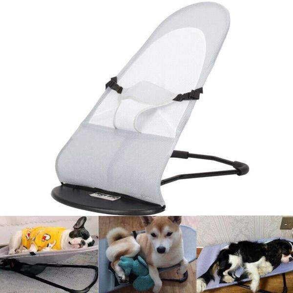 Pet Dog Rocking Chair Adjustable Cat Rocker Bed for Bulldog Corgi Mini Schnauzer