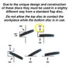 Forney 71925 4 1/2" Double-Sided Flap Disc, 40/Grits