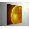 Abstract Relief in a Globe – Gold Tones