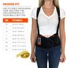Ergodyne ProFlex 1650 Back Support Belt, 7.5" Elastic, Adjustable, Removeable Straps, Large