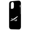 iPhone 13 Plane Silhouette Glider Airplane Minimalist Glider Pilot Case