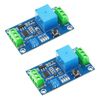 2pcs TRM01 Delay Timer Relay Self-Locking Delay On/Off Timer Switch DC 12V 0.1s to 120s