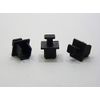 Techno BACK-B1-6 USB 3.0-B Type Cap for Device Side Connector (Black) Knob 6pcs/pack