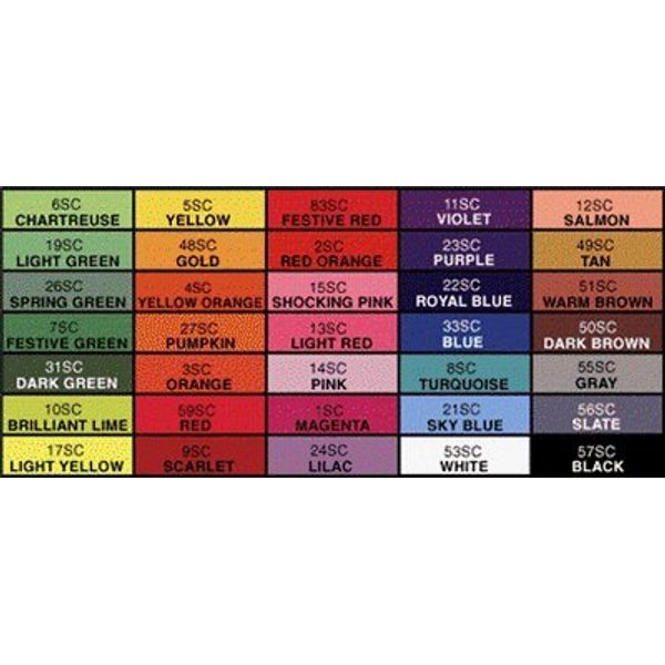 Pacon 2940R Tru-Ray Paper, Bright Assorted, 9 X 12 in.