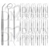 45 Basic Dental Instruments Set College Tweezer Explorer Mirror Plier Economy Gr