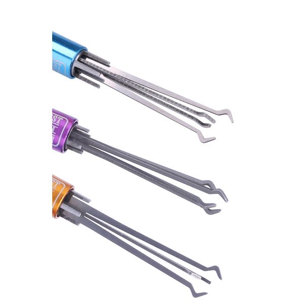 TPM Go 3pcs 6.0mm,6.5mm,7.0mm Cross Lock Pick Tool Set