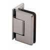 Brushed Nickel Pinnacle Adjustable Wall Mount Offset Back Plate Hinge