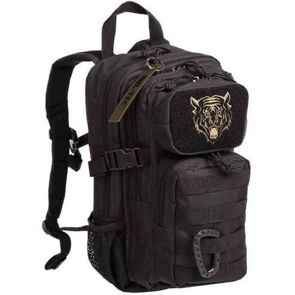 Mil-Tec Unisex Kid's Backpack-14001102 Backpack, Black, Standard Size