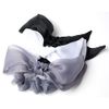 Stylish Black Hair Elastics, Cute, Rabbit Ears, Scrunchy, Organic, Hair Accessory, Cute, Women's, Korean (Black)