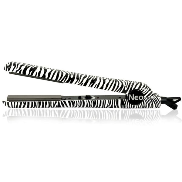 The Neo Choice Ceramic Pro 1 inch Floating Plates Hair Straightener Flat Iron with Temp Control (White Zebra)