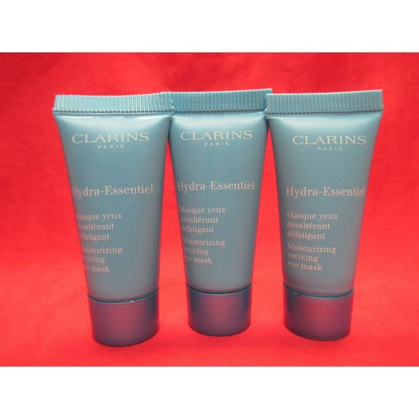 Clarins Hydra-Essentiel Moisturizing Eye Mask~Travel 5mL/0.17oz~LOTof3~NEW