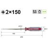 Vessel Christa line Screwdriver Long Shank Type +2 * 150 (No. 6300)
