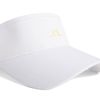 J.Lindeberg Mens Yaden Visor Hat - White - One Size