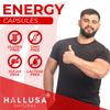 Energy Booster Capsules - Panax Gingeng + B Vitamins, Fatigue Reduction - 60 Cap