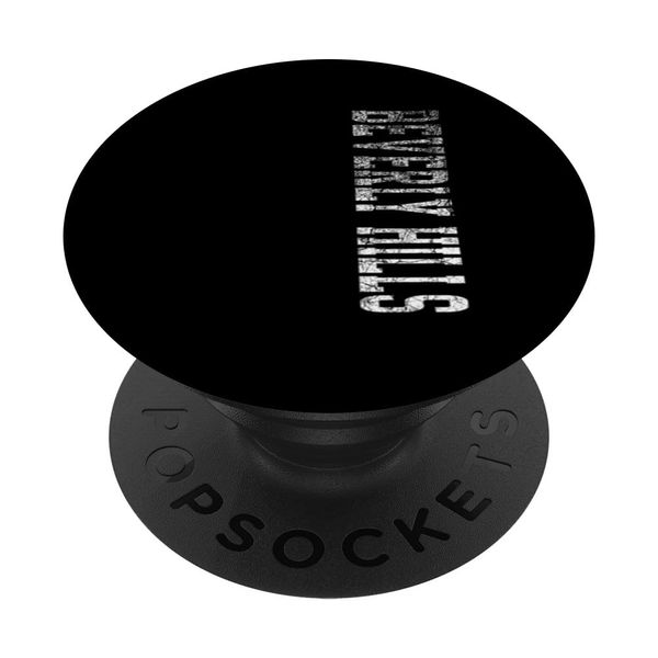 Beverly Hills California Retro White Vertical Text PopSockets Swappable PopGrip