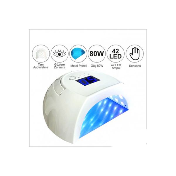 SMART SALON UV / LED BEYAZ IŞIK DİOD LAMBA SENSÖRLÜ 80W