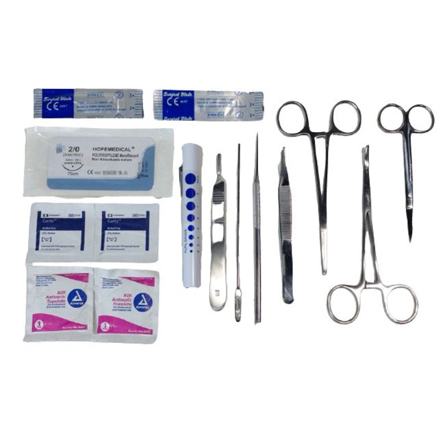 Advanced Surgical Suture Kit  First Aid Medical Travel Trauma Pack