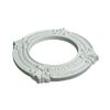 Renovators Supply Recessed Light Trim 10" White Polyurethane Ceiling Light Trim