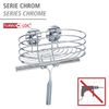 WENKO Turbo-Loc® Wandablage mit Duschabzieher