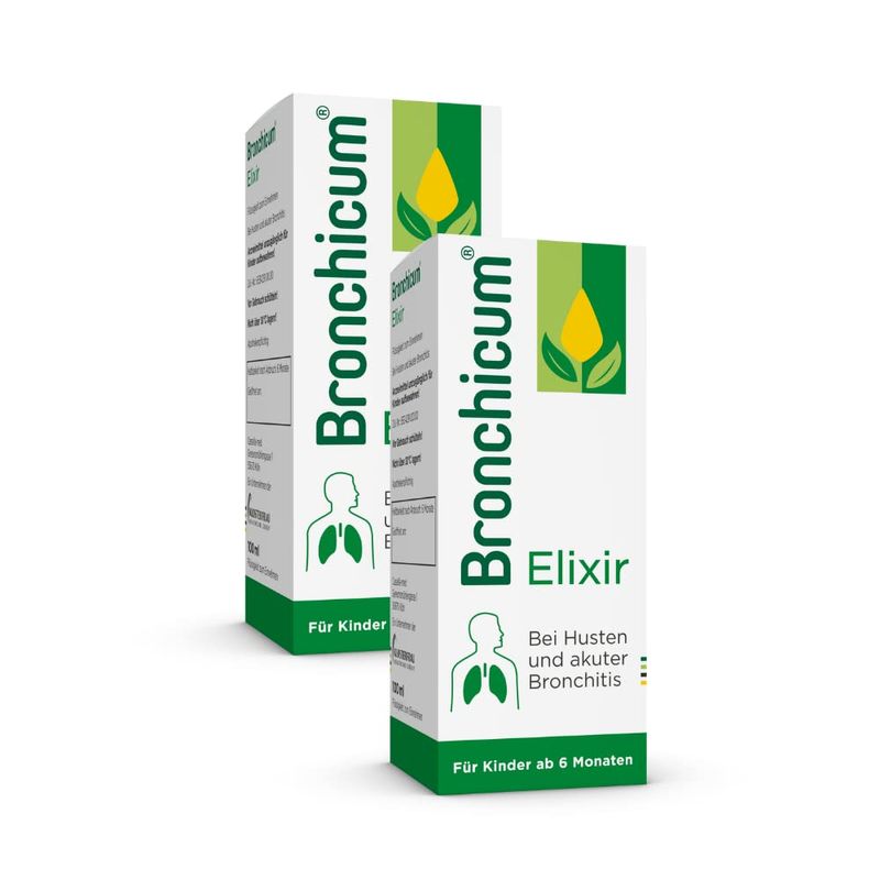 Bronchicum Elixir | Cough Syrup with Thyme & Primrose for Acute ...